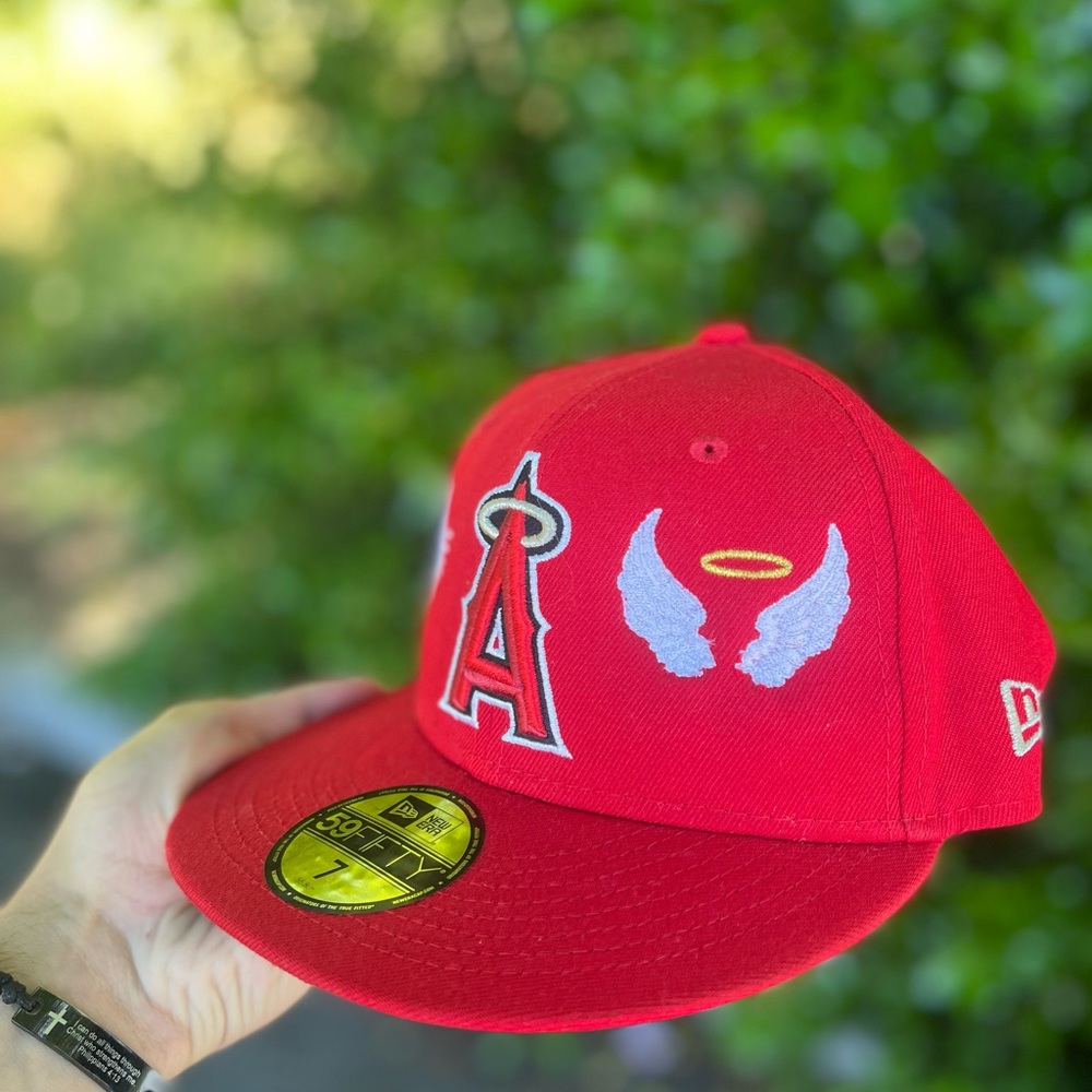 Angels fitted hat size 7 never worn